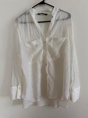 Sheet Zara Top white medium